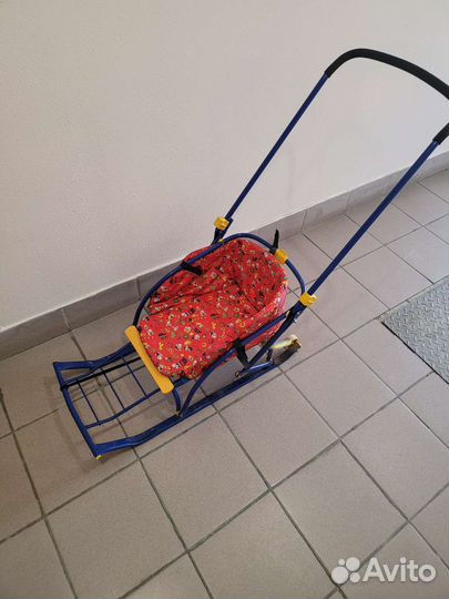 Детские санки с колесами