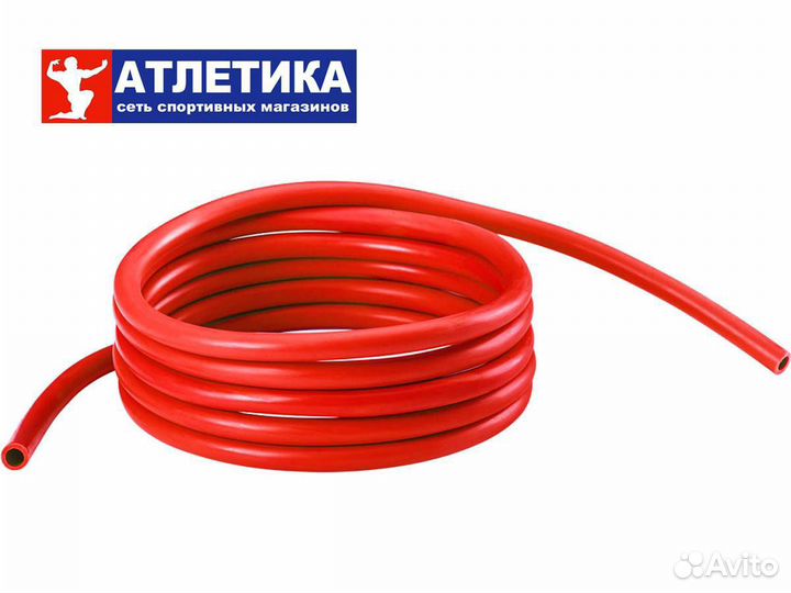 Эспандер-жгут трубчатый средний, цв: красный