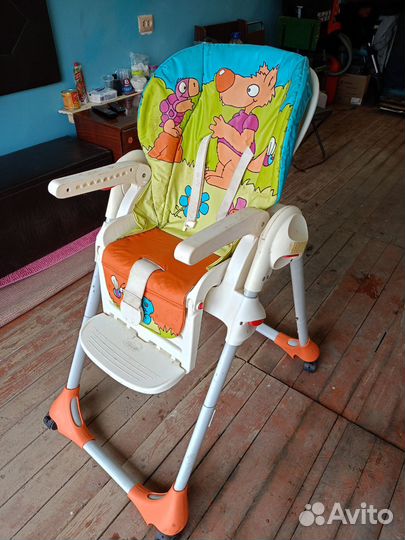 Стульчик для кормления chicco polly