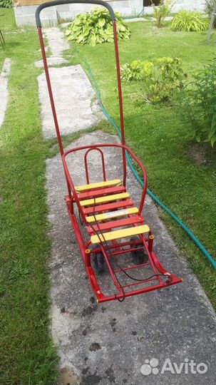 Санки на колесах Nika