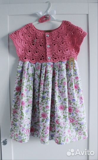 Платье для девочки новое (Hello Kitty)