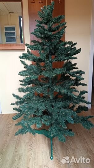 Елка искусственная литая 1.5 метра бу