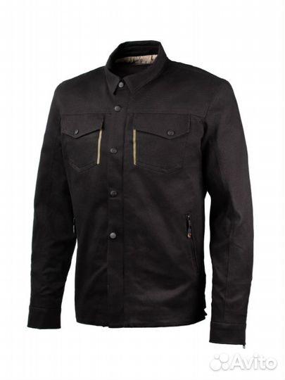 Моторубашка, мотокуртка Starks room biker, чёрная