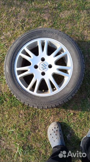 Литые диски r15 на Suzuki Liana оригинал