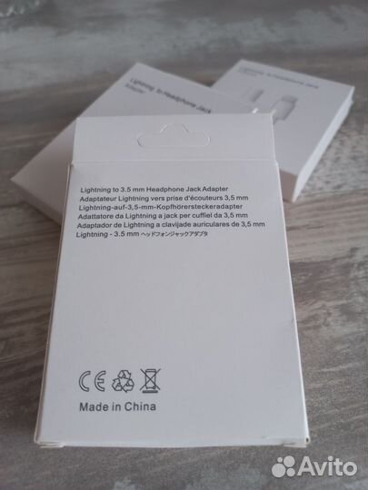 Переходник Lightning 3,5мм на AUX для iPhone