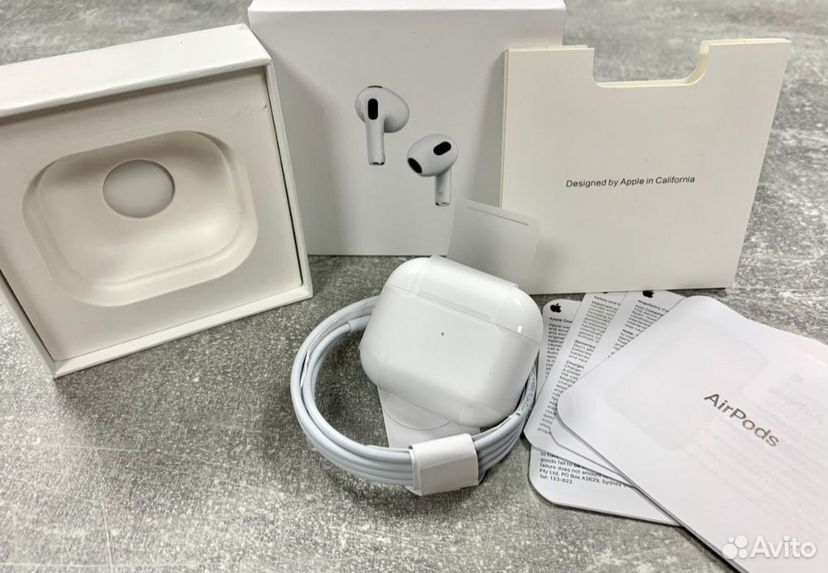 Наушники Apple AirPods 3 Premium Чехол в подарок