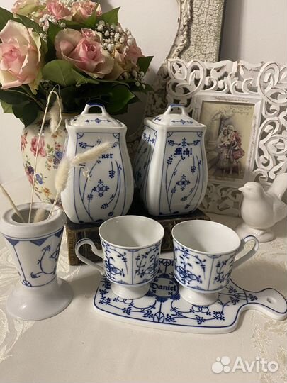 Предметы сервиза «Синий лук». Германия