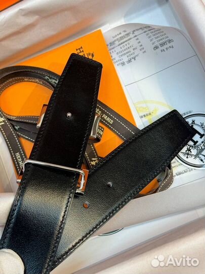 Ремень мужской Hermes двусторонний