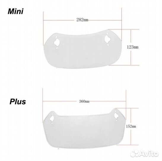 Спойлер дефлектор для мотоцикла