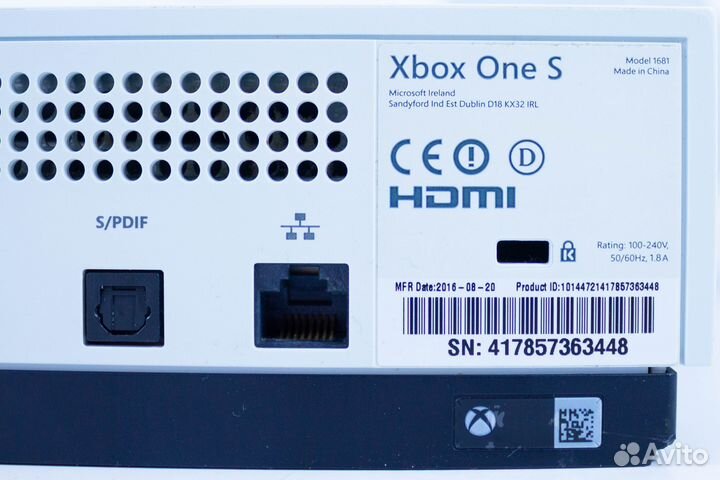 Консоль Xbox One S 500 гб б/у, 3 мес гарантии
