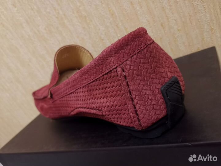 Мокасины замша Simone Mariotti Italy (р.44/29см)