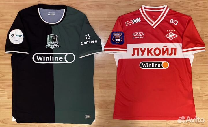 Игровая футболка фк Спартак и фк Краснодар