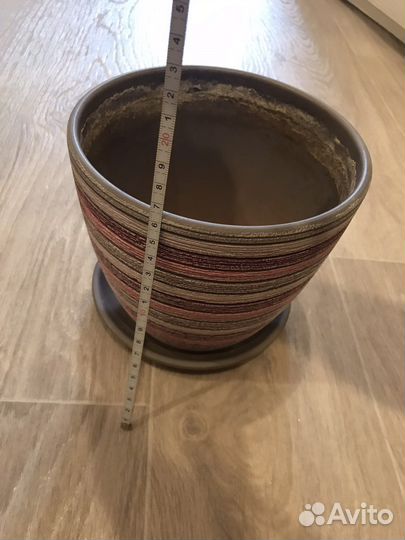 Горшок для цветов керамика