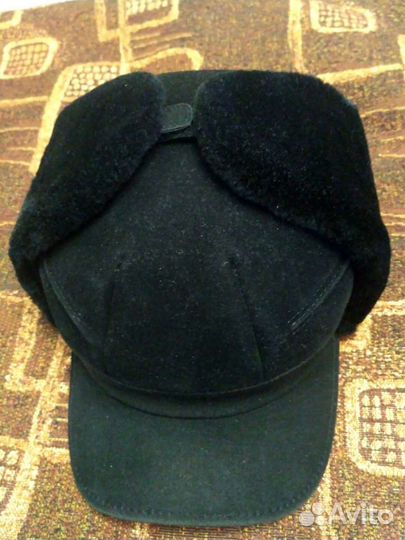 Шапка-ушанка из мутона 59 разм., Старкоff