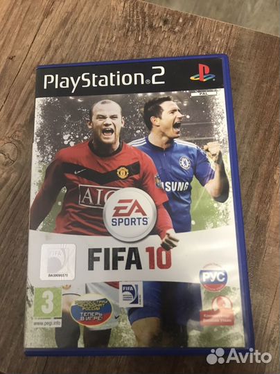 Игра FIFA 10 для PS2 Sony PlayStation 2 лицензия