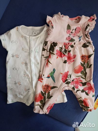 Одежда летняя для девочки пакетом 62-68