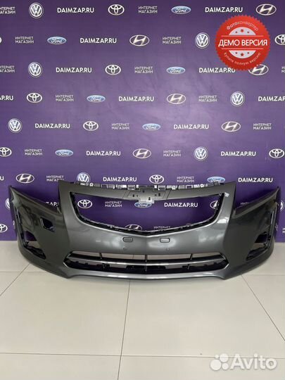 Бампер передний Chevrolet Cruze (2013) / серый