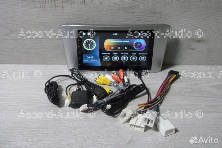 Магнитола на Toyota Avensis Android 2003-2008г