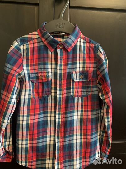 Рубашка акула 128 р