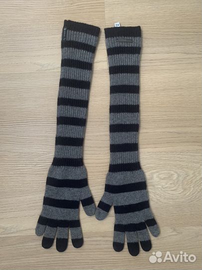 Armani комплект шапка+шарф+перчатки