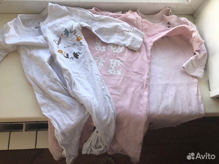 Детские вещи пакетом на девочку 74 80 86