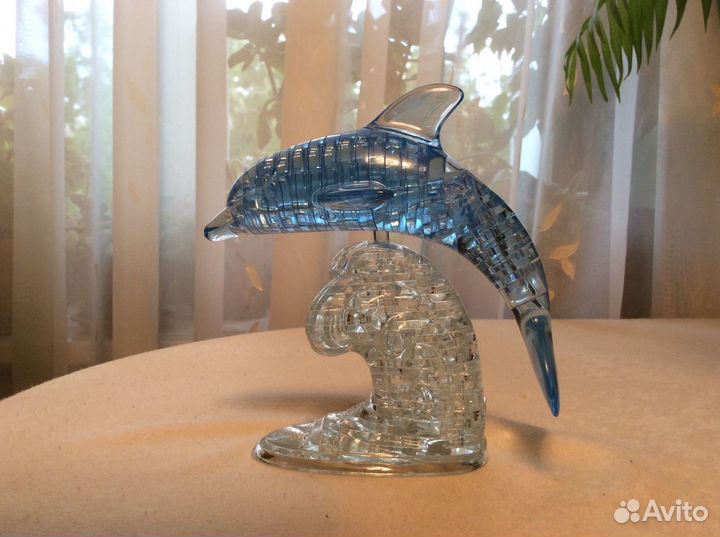 Головоломка пазл «Дельфин, Crystal Puzzle, б/у