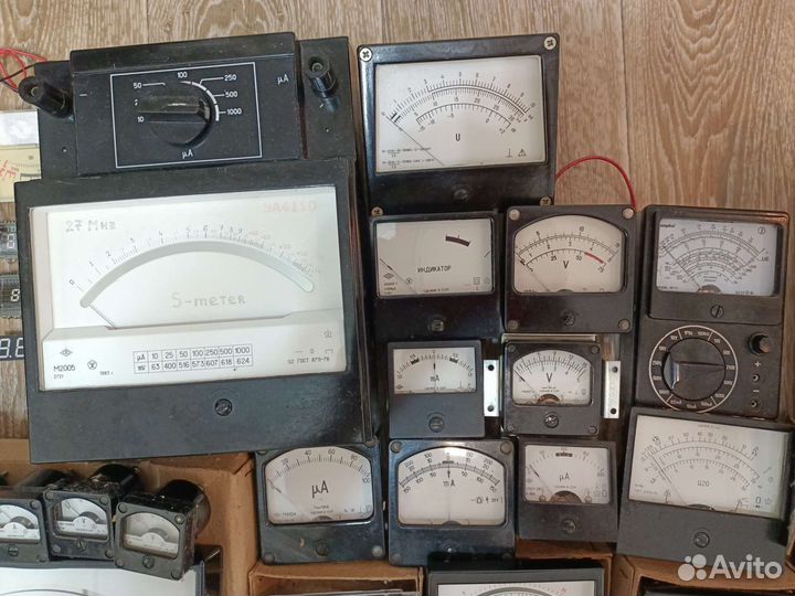 Ампер вольтметр и измерительная головка 1 шт