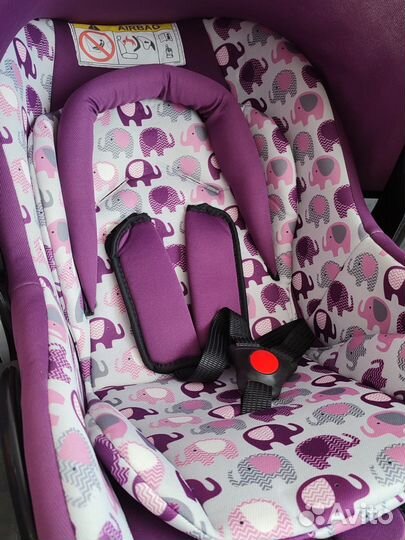 Автолюлька от 0 до 13 кг с анатомическим вклыдышем