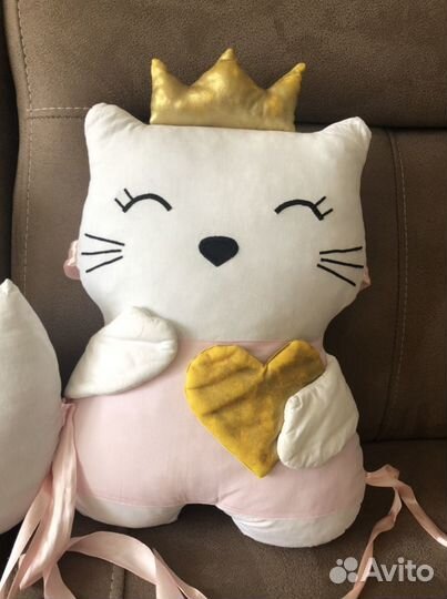 Бортики в кроватку зверюшки