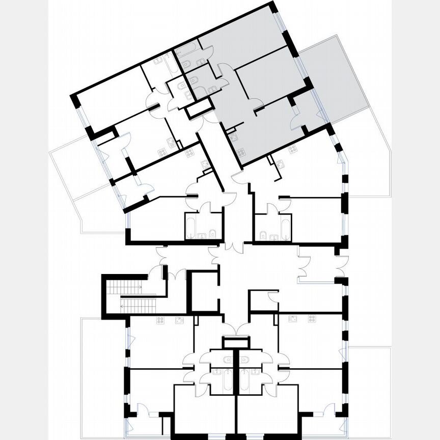 3-к. квартира, 62 м², 1/3 эт.
