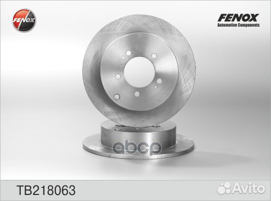 Диск тормозной TB218063 fenox