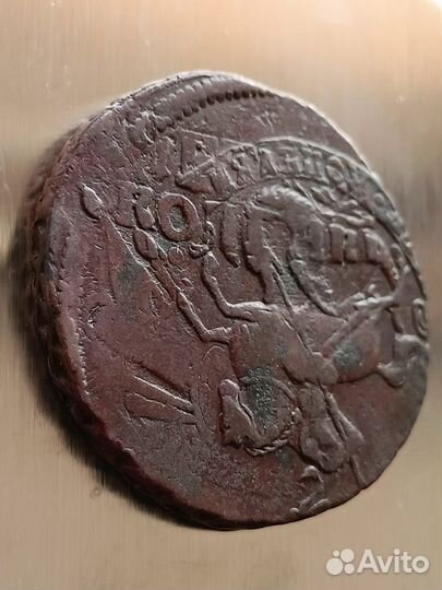 2 копейки 1764 год перечекан с 1762 года