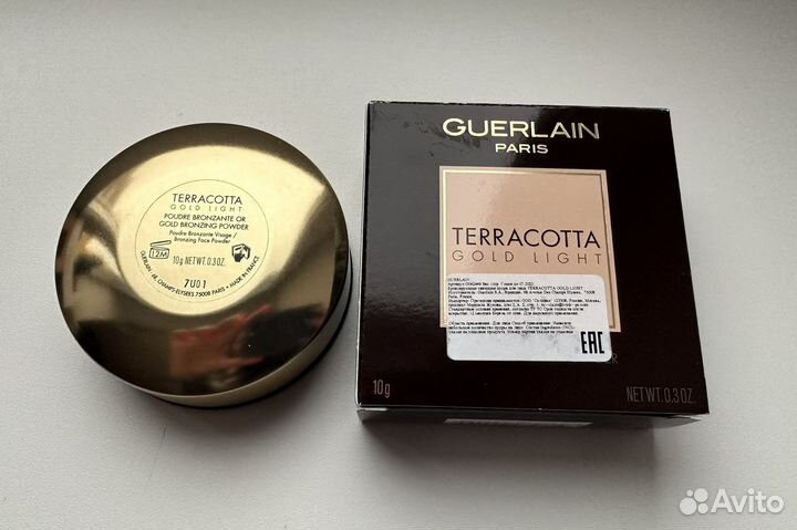 Guerlain terracotta пудра бронзер gold light