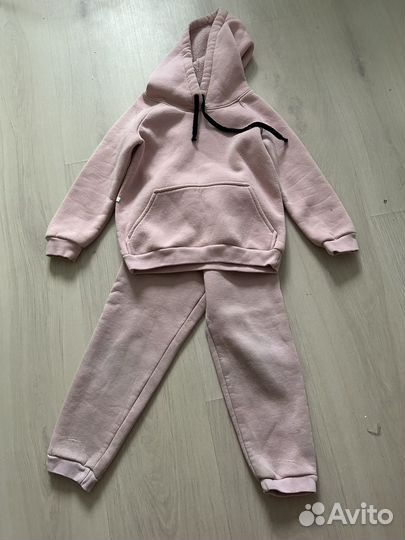Флисовыц теплый костюм 104 размер