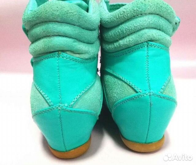 Ботинки для девочки 34 35 бирюзовые