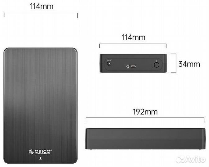 Внешний корпус для HDD 3.5