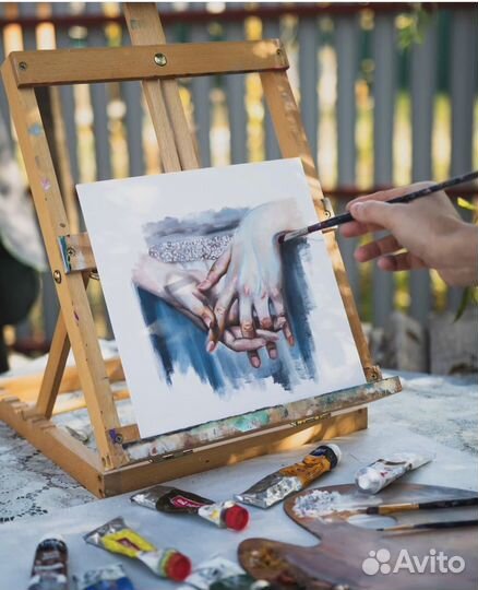 Художник картины маслом