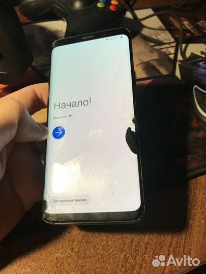 Экран Samsung s9 не работает сенсор