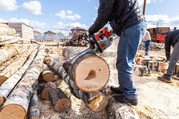 Дрова в сетках