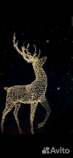 Световые фигуры, Олень светящийся