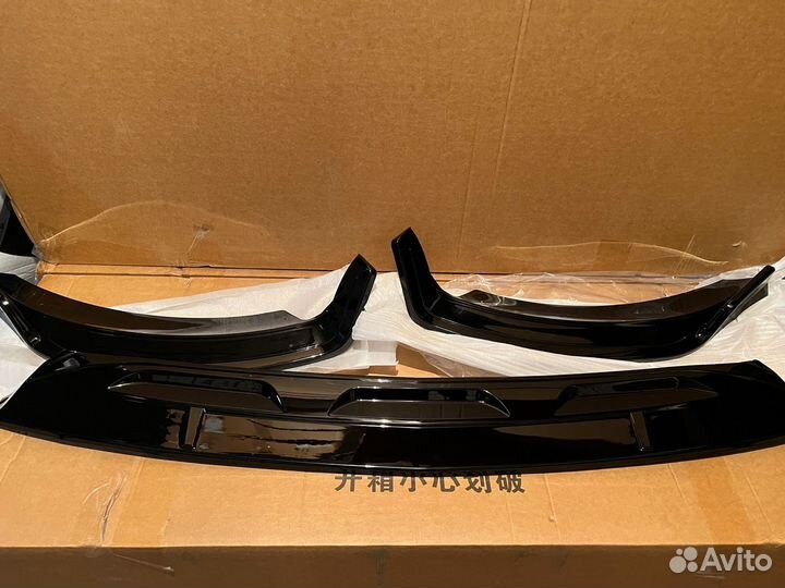 Сплитер Губа передний бампер мерседес w167 Gle