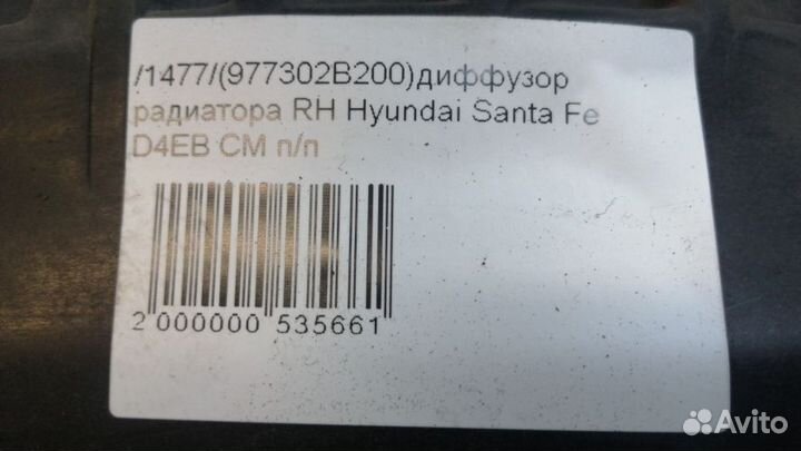 Диффузор радиатора Hyundai Santa Fe Правый