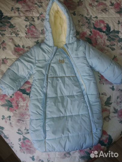 Конверт комбинезон детский зимний