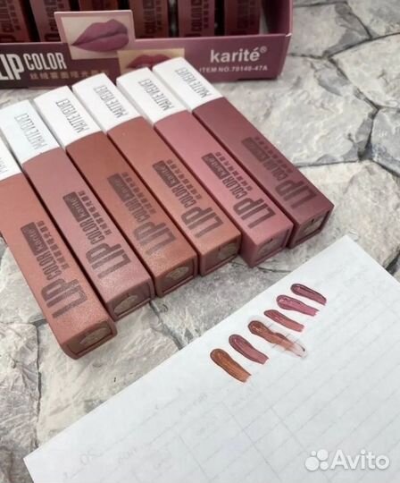 Матовые помады набор