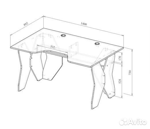 Компьютерный стол бу