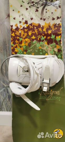 Комплект. сноуборд и крепления