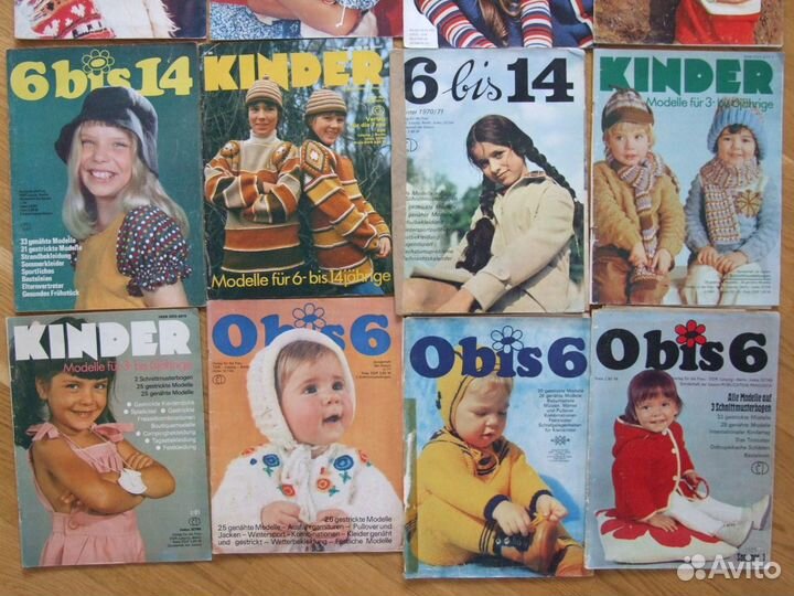 Журнал детской моды 0 bis 6 kinder 6 bis 14 saison