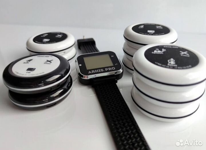 Кнопка вызова персонала, официанта, часы-пейджер