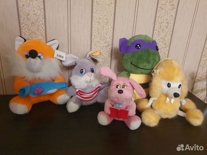 Новые мягкие игрушки с этикеткой