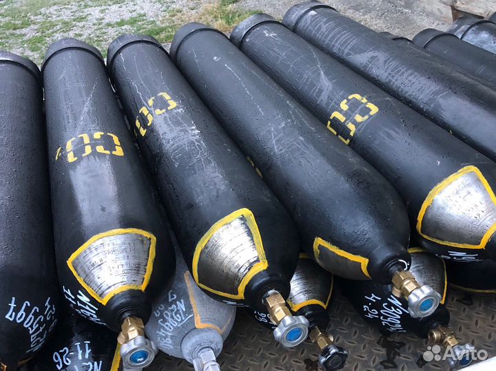 Баллоны: 50л, 40л, 20л, 10л